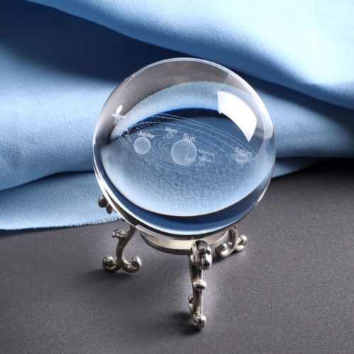 Solar System Crystal Globe